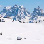 Plaetzwiese in Winter, Pratopiazza, Bolzano, South Tyrol, Trentino Alto Adige, Italy